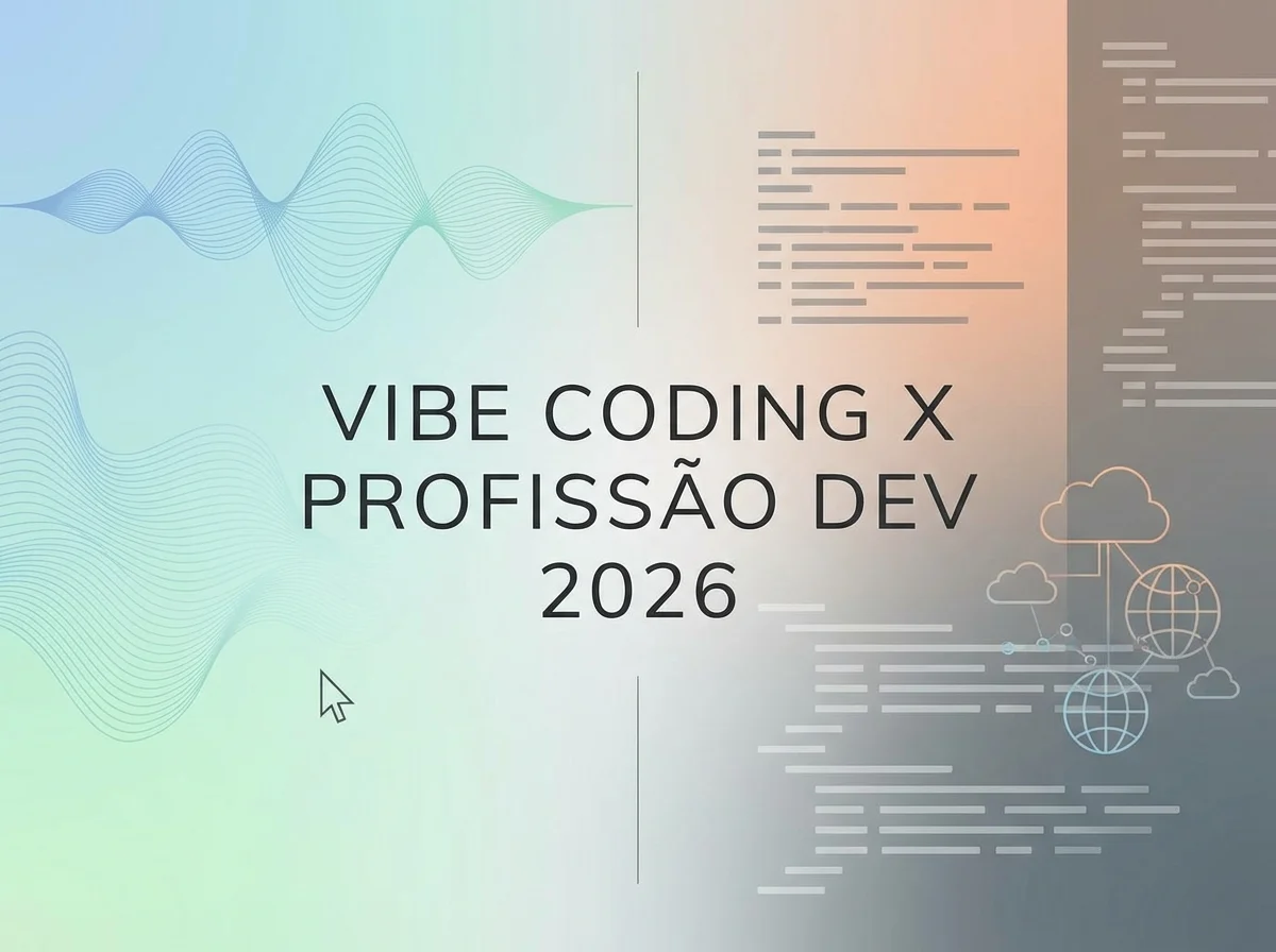 Capa - Vibe Coding x Profissão Dev em 2026